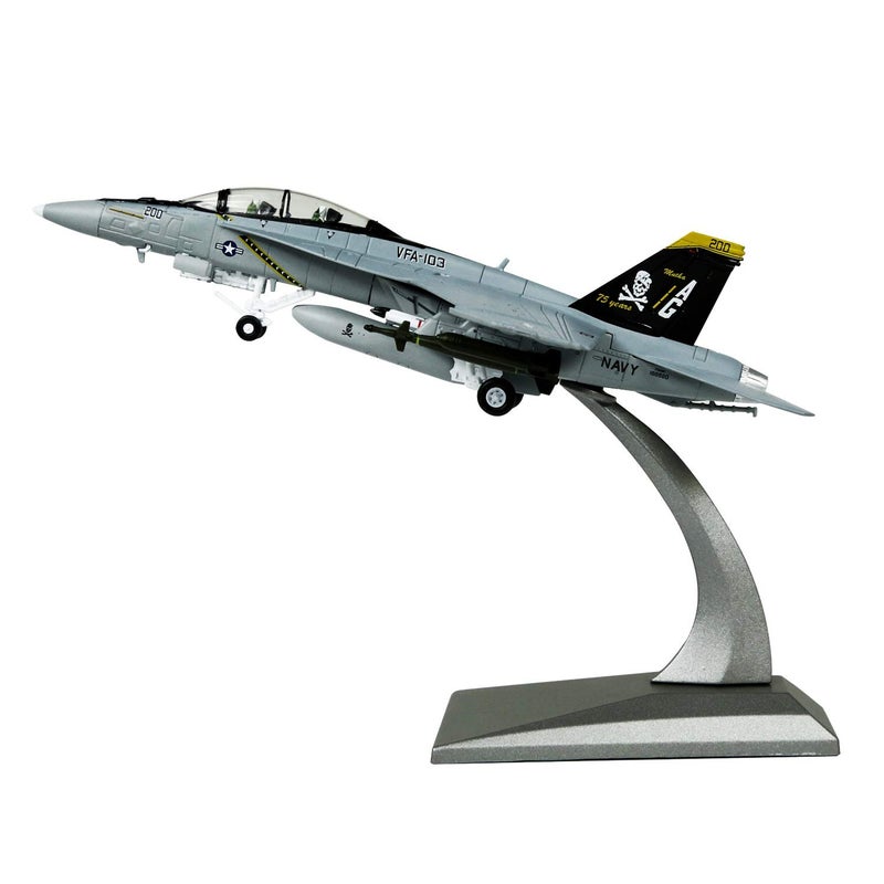 HANGHANG 1/100 Scale F/A-18 Hornet Strike Fighter Plane Metal Fighter Military Model Diecast Plane Model for Collection or Gift - Image 5